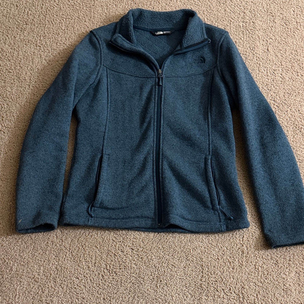 NorthFace Blue Full-Zip Fleece Jacket